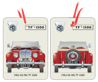 MG TF 1500 1953-55 Air Freshener